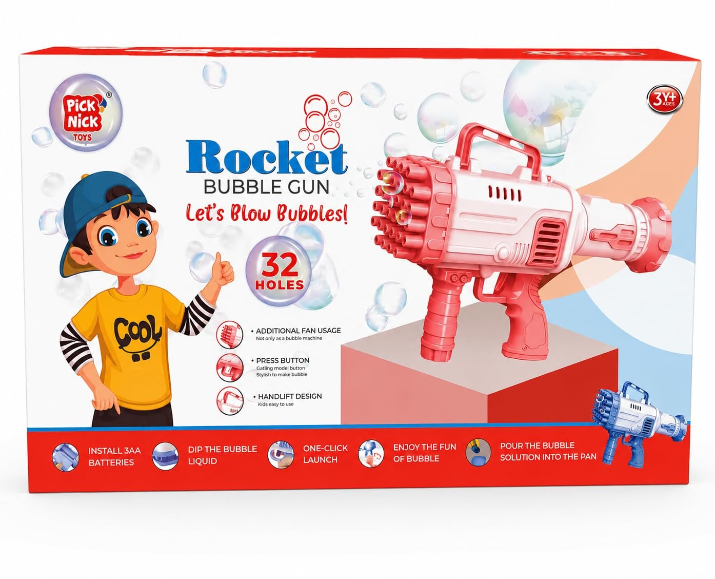 Rocket Bubble Gun